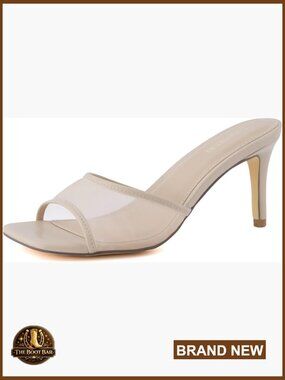 Kitten Heel Sandals with Memory Foam, Slip-On Dress Shoes, Wide Width